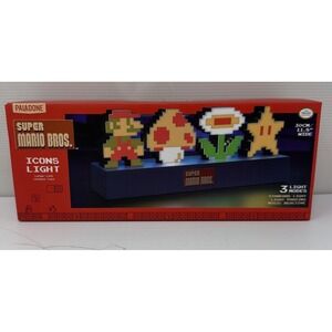 Super Mario Bros Icons Light Nintendo Retro Gaming Music Reactive 3 Modes NEW